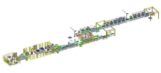 comprar Modulo de Bateria de Armazenamento de Energia Galvanômetro Máquina de Soldadura a Laser de Fibra Linha de Produção Automática de Bateria fabricação em linha