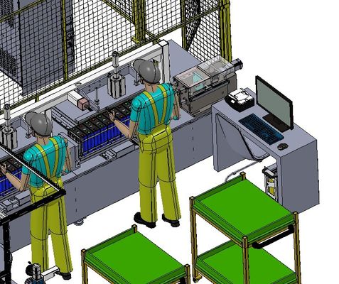 comprare 18650 Battery Pack Production Line Con 3,2 V 30Ah Prismatica Lifepo4 Cellule Cilindriche fabbricazione online
