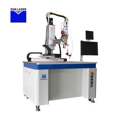 Buy Prismatic lithium battery laser welding machine for nickel sheet copper lead joint sheet welding online manufacture