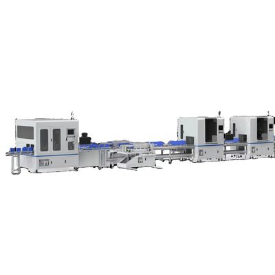 Buy Lithium Ion Column Lithium Battery Pack Assembly Line 400MM Module Lifepo4 Battery Manufacturing Automation online manufacture