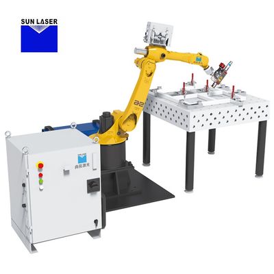 comprare Macchine di saldatura laser robot CNC a sei assi braccio robot automatico sistemi di saldatura robotici fabbricazione online
