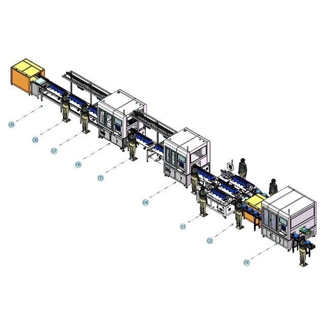 Energy Storage Column Battery Pack Assembly Line Home Automatic ...