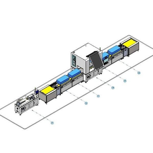 Batter Line Work Automatic Lithium Battery Pack Assembly Line 10PPM Cylindrical Battery ...