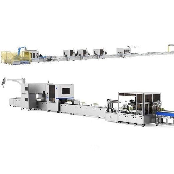 Small Battery Assembly Line Automatic Electric Battery Pack Assembly Line for Single and Double ...