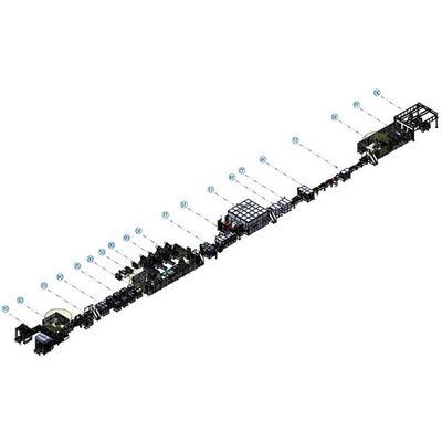 Harga yang bagus 2023 Tahun Lithium Battery Pack Assembly Line untuk produksi otomatis paket modul on line